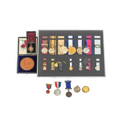 Lot 21 - Miscellaneous Medals, including a case...