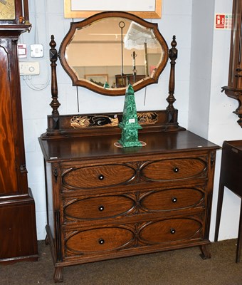Lot 1381 - A 20th Century Chinoiserie Decorated Oak...