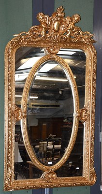 Lot 1471 - A Large Gilt Framed Neo-Classical Style Mirror,...