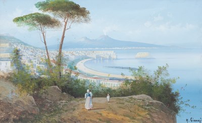 Lot 1046 - Maria Gianni (1873-1956) The Bay of Naples...