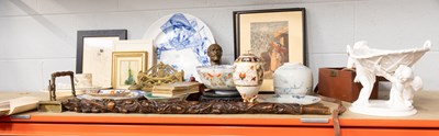 Lot 215 - Assorted Ceramics, Metalwares, and...
