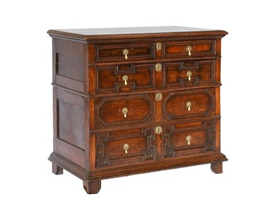 Lot 348 - A William & Mary Geometric-Moulded...