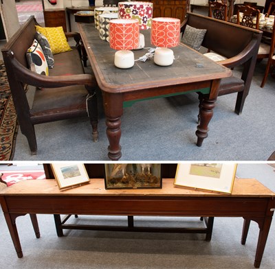 Lot 1324 - A Late Victorian Mahogany Planners Table, with...