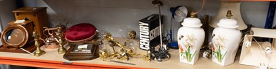 Lot 216 - A Collection of Metalwares and Wooden Items,...
