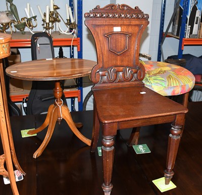 Lot 1377 - A Teak G-Plan Stool, with padded seat, a...