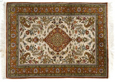 Lot 427 - Turkish Silk Rug, Probably Kayseri, Modern The...