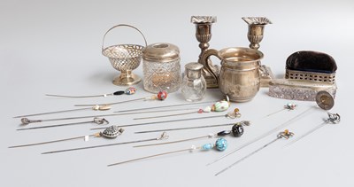 Lot 143 - A Collection of Assorted Silver, including a...