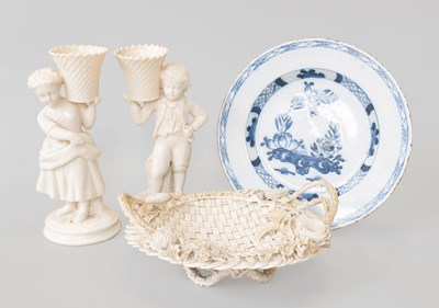 Lot 201 - An 18th Century English Delft Plate, 23cm...