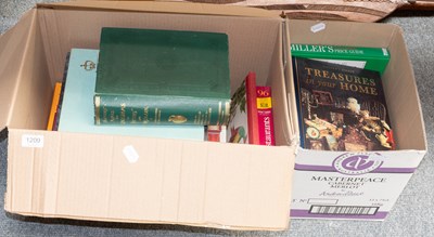 Lot 1209 - Two Boxes of Antique Refrence Books