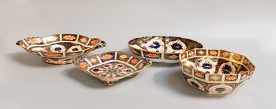 Lot 155 - A Royal Crown Derby Imari Porcelain Quatrefoil...
