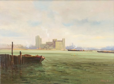Lot 401 - John Barrie Haste (1931-2011) "Battersea from...