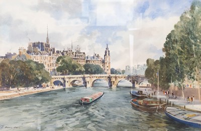 Lot 1063 - John Barrie Haste (1931-2011) View of the Pont-...