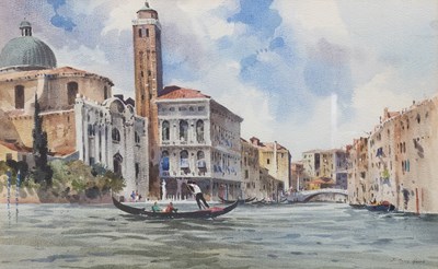 Lot 1064 - John Barrie Haste (1931-2011) View in Venice...