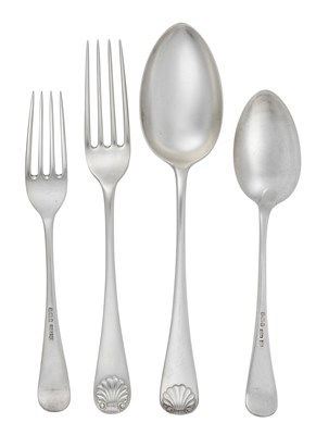 Lot A Victorian Silver Table-Service