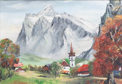 Lot 1004 - British School (20th Century) Grindelwald,...