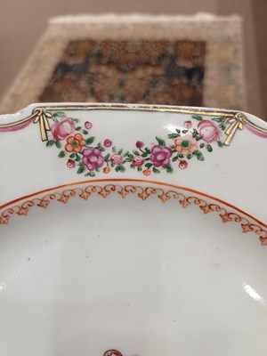 Lot 36 - A Chinese Armorial Porcelain Plate, Qianlong,...