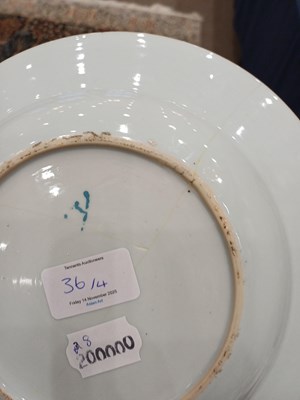 Lot 36 - A Chinese Armorial Porcelain Plate, Qianlong,...