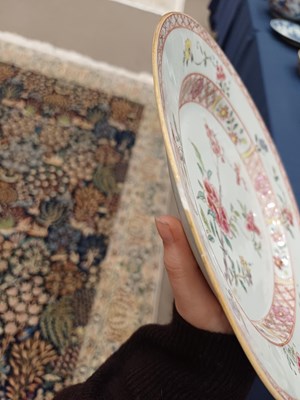 Lot 36 - A Chinese Armorial Porcelain Plate, Qianlong,...