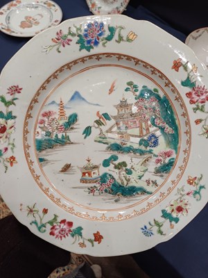 Lot 36 - A Chinese Armorial Porcelain Plate, Qianlong,...