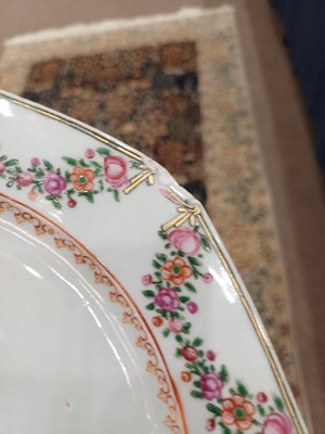 Lot 36 - A Chinese Armorial Porcelain Plate, Qianlong,...