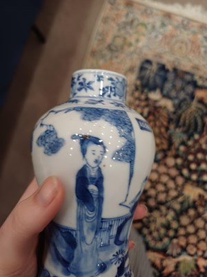 Lot 48 - A Cantonese Porcelain Vase, 19th century, of...