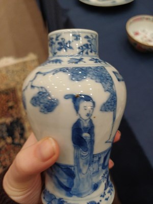 Lot 48 - A Cantonese Porcelain Vase, 19th century, of...