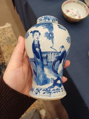 Lot 48 - A Cantonese Porcelain Vase, 19th century, of...