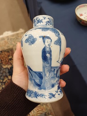 Lot 48 - A Cantonese Porcelain Vase, 19th century, of...