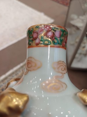 Lot 48 - A Cantonese Porcelain Vase, 19th century, of...