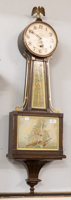 Lot 227 - An American "Banjo" Drop Dial Wall...