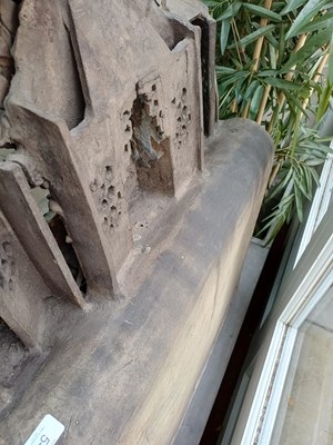 Lot 54 - A Chinese Architectural Tile Panel, in Ming...