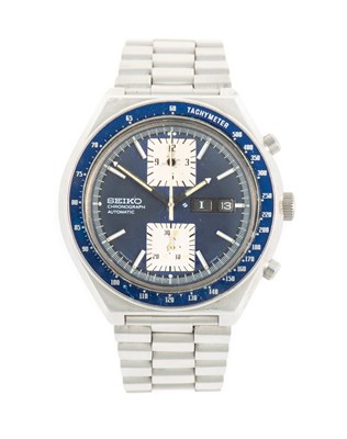 Lot 2449 - Seiko: A Stainless Steel Automatic Day/Date...