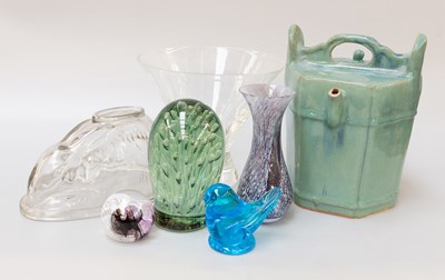 Lot 182 - Four Sunderland Glass Dumps, together with...