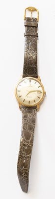 Lot 364 - A 9 Carat Gold Calendar Centre Seconds Omega...