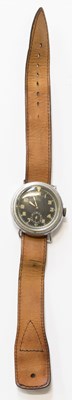 Lot 367 - A Nickel Cased Pilots Type Wristwatch, signed...