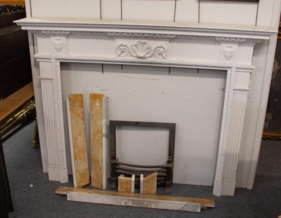 Lot 1363 - A Large Georgian Style White Painted Timber...