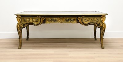 Lot 480 - A French Ebony, Ormolu-Mounted, Brass and...