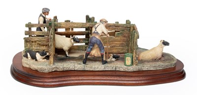 Lot 58 - Border Fine Arts 'Twice Under' (Sheep Dipping),...