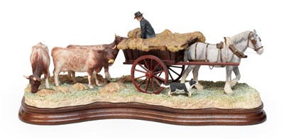 Lot 59 - Border Fine Arts 'Warm Work on A Cold Day',...