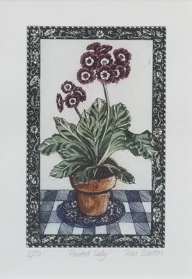 Lot 1031 - Jean Bardon (b.1952) "Painted lady" Signed,...