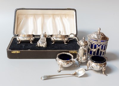 Lot 126 - A Collection of Assorted Silver and Silver...