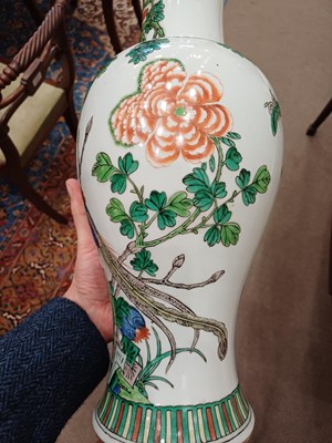 Lot 49 - A Pair of Chinese Porcelain Vases, 19th...