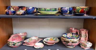 Lot 172 - A Collection of Maling Pottery, including two...