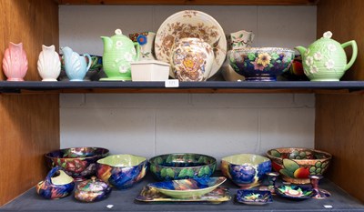 Lot 171 - A Collection of Maling Pottery, including a...