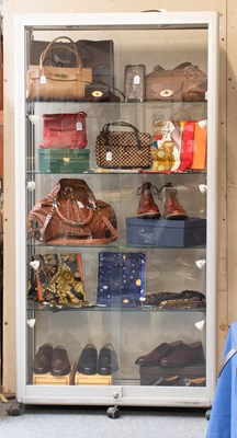Lot 1370 - Five Various Glass Exhibition Display Cabinets,...