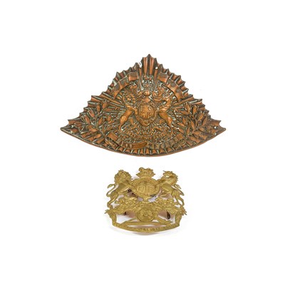 Lot 112 - A Victorian OR's Lance Cap Plate to the 21st...