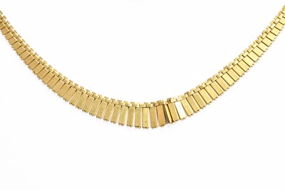 Lot 298 - A Fringe Necklace, stamped '750', length 44cm