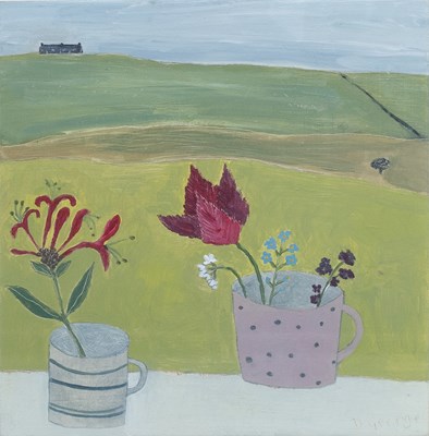 Lot 1030 - Debbie George (XX-XXI) "Honeysuckle" Signed,...