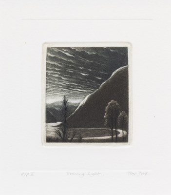 Lot 1053 - Peter Ford (b. 1937) "Evening light" Signed,...