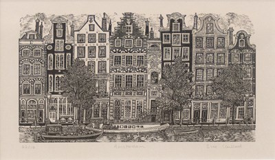 Lot 1056 - Sue Scullard (b.1958) "Amsterdam" Signed,...